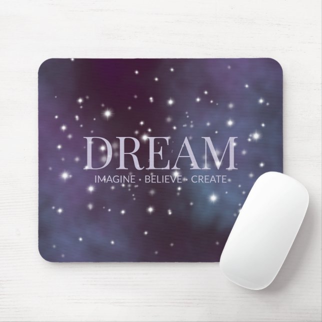 Tapis De Souris Rêve mystique Dusty Violet (Avec souris)