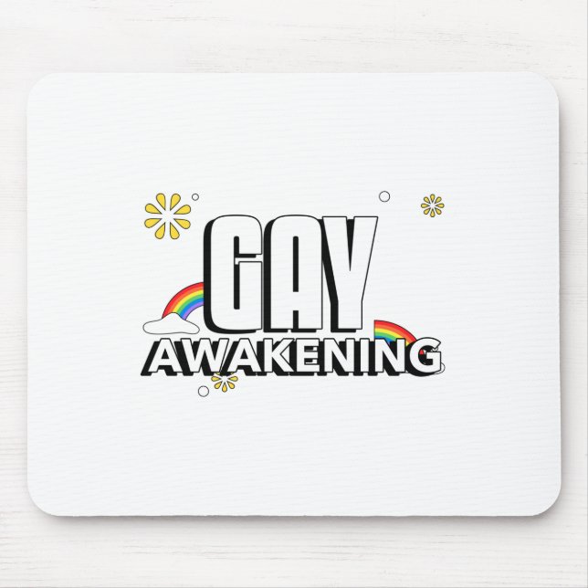 Tapis De Souris Réveil gay (Devant)