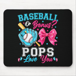 Tapis De Souris Révélation du sexe Votre papa aime le baseball ou