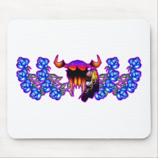 Tapis De Souris Rêves bleus de fleur
