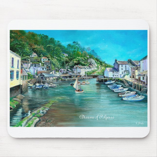 Tapis De Souris Rêves de Polperro Mouse pad (Devant)