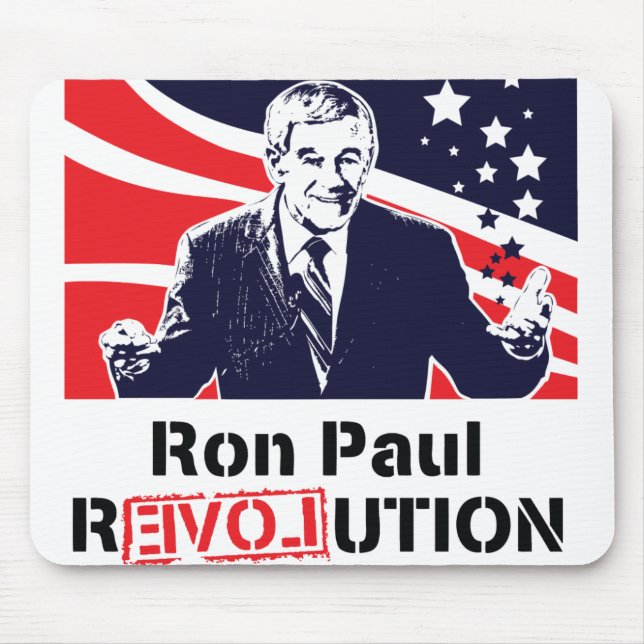 Tapis De Souris Révolution Mousepad de Ron Paul (Devant)