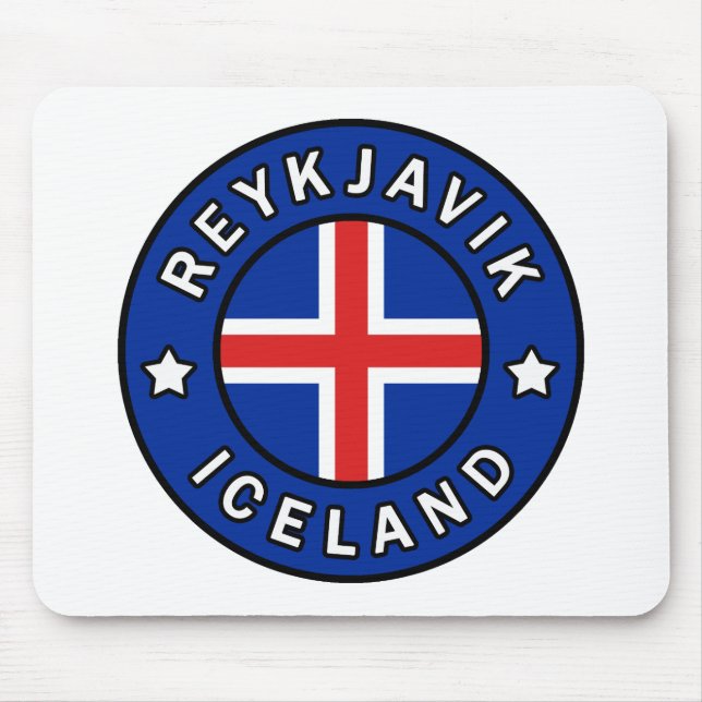 Tapis De Souris Reykjavik Islande (Devant)