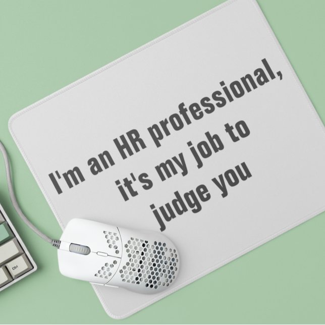 Tapis De Souris RH Ressources humaines Humour amusant Mousepad (Créateur téléchargé)