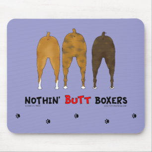 Tapis De Souris Rien n'aboutent des boxeurs
