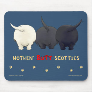 Tapis De Souris Rien n'aboutent des Scotties Mousepad
