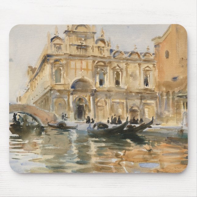Tapis De Souris Rio dei Mendicanti, Venise par John Singer Sargent (Devant)