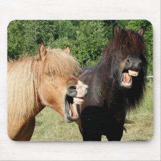 Tapis De Souris Rire de chevaux