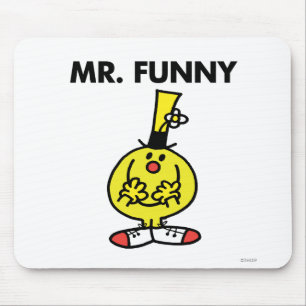 Tapis De Souris Rire M. Funny Avec Fleur