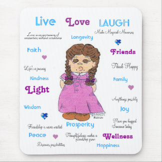Tapis De Souris Rire vivant d'amour