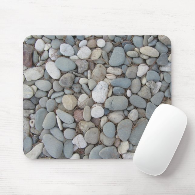 Tapis De Souris River Stones Automne Motifs (Avec souris)