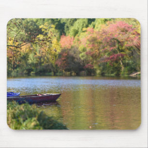Tapis De Souris Rivière, Bateau, rive