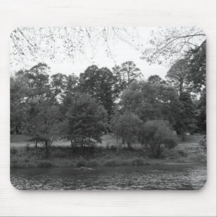 Tapis De Souris Rivière Taff à Bute Park, Cardiff - BW