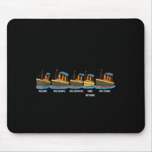 Tapis De Souris Rms Titanic Britannic Poseidon Carpathia Famous Sh