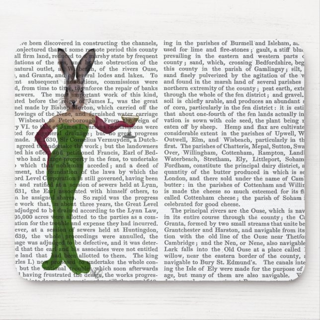 Tapis De Souris Robe verte de lapin (Devant)