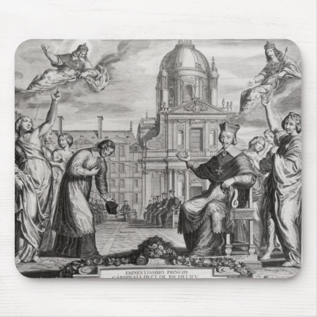 Tapis De Souris Robert de Sorbon et Cardinal Richelieu (Devant)