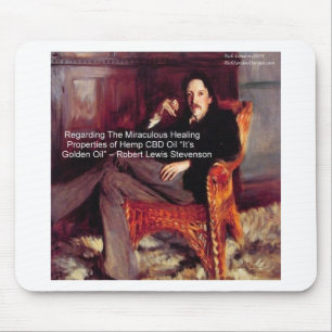 Tapis De Souris Robert Louis Stevenson & Citation CBD est de l'Hui