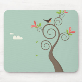 Tapis De Souris Robin sur un arbre