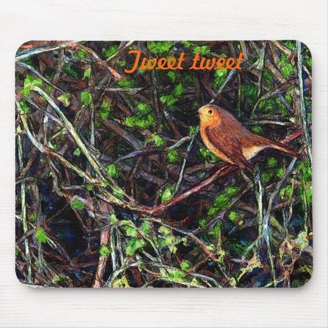 Tapis De Souris Robin Tweet tweet Mouse mat (Devant)