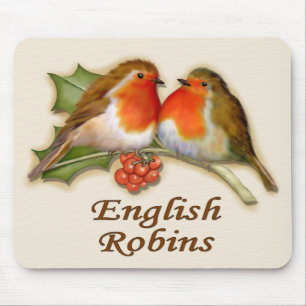 Tapis De Souris Robins anglais