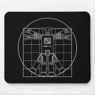 Tapis De Souris Robot de da Vinci Vitruvian