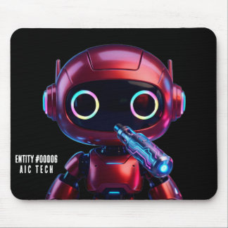 Tapis de souris robot IA Cyberpunk #00006 | AIC Te