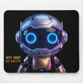 Tapis de souris robot IA Cyberpunk #00007 | AIC Ru