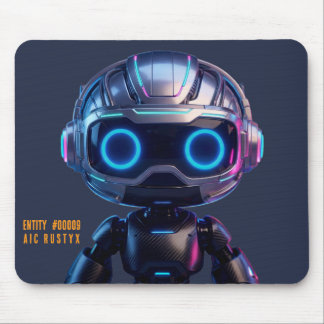 Tapis de souris robot IA Cyberpunk #00009 | AIC Ru