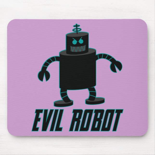 Tapis De Souris Robot mauvais (Devant)