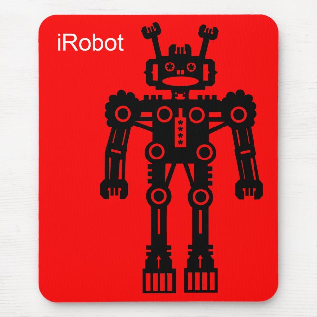 Tapis De Souris Robot Mk I (iRobot) - Rouge (Devant)