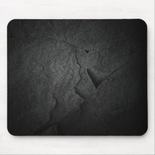 Tapis De Souris Roche d'ardoise noire