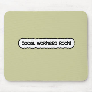 Tapis De Souris Roche d'assistants sociaux !