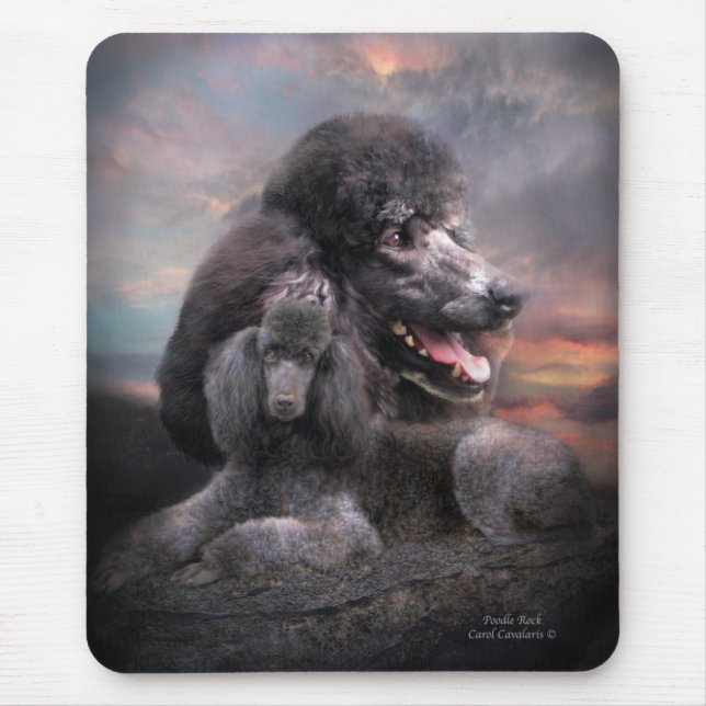Tapis De Souris Roche Mousepad de caniche (Devant)
