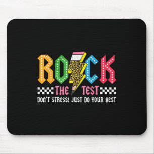 Tapis De Souris Rocher Le Jour De Test De Ne Pas Stress Abcd Alpha