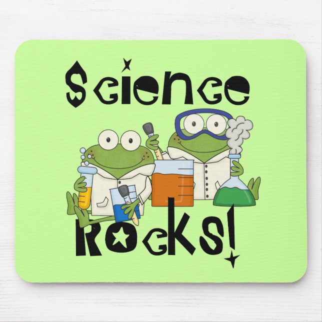 Tapis De Souris Roches de la Science de grenouilles (Devant)