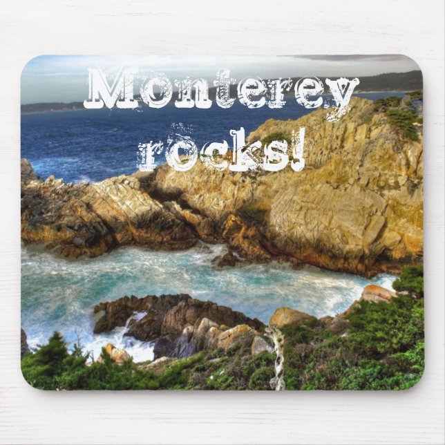 Tapis De Souris Roches de Monterey ! (Devant)
