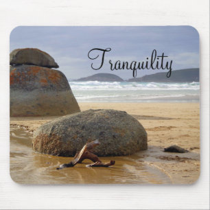 Tapis De Souris Roches équilibrées et bois flotté sur Australian B