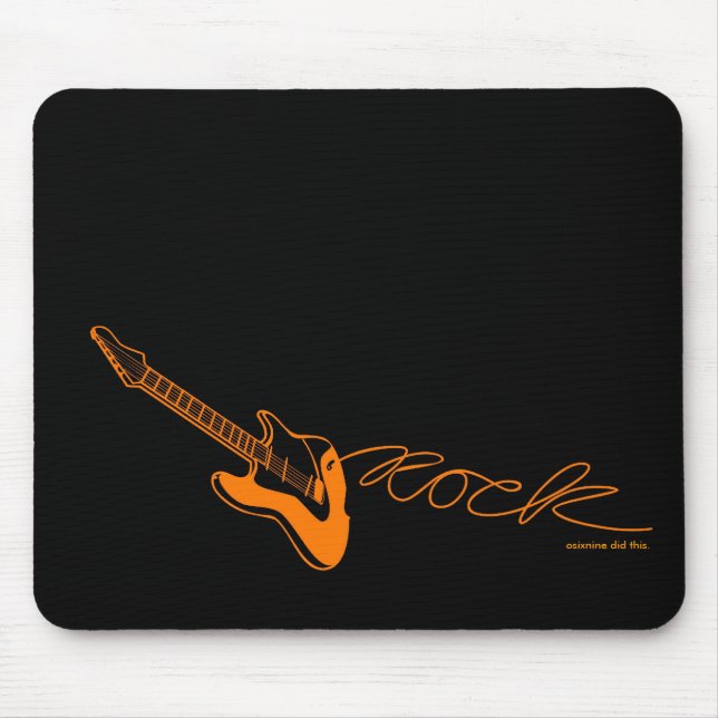 Tapis De Souris roches oranges il Mousepad (Devant)