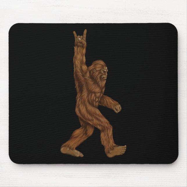 Tapis De Souris Rock On Bigfoot - Concert Buddy - Hand Drake Sasqu (Devant)