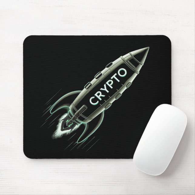 Tapis De Souris Rocket Crypto (Avec souris)