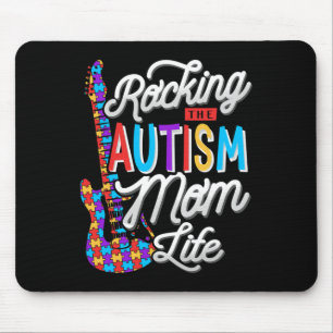 Tapis De Souris Rocking The Autism Maman Sensibilisation sur l'aut