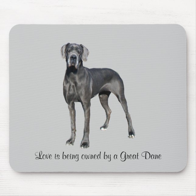 Tapis De Souris Roi de great dane des chiens Mousepad (Devant)
