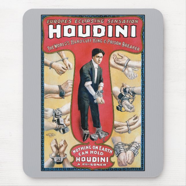 Tapis De Souris Roi de menotte de Houdini (Devant)