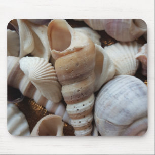 Tapis De Souris Romantique Tropical Exotic Sea Shells Plage Amour