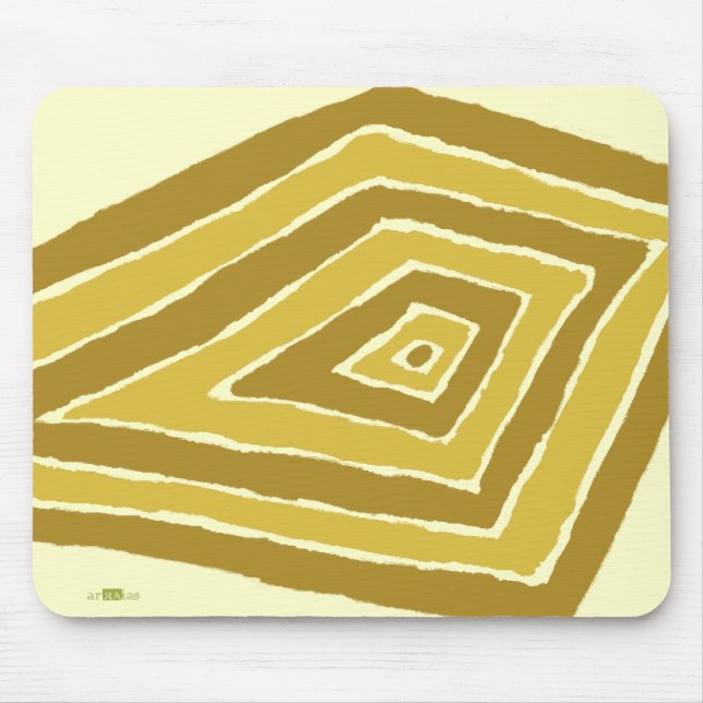 Tapis De Souris Romboidal Amarillo. Mousepad (Devant)