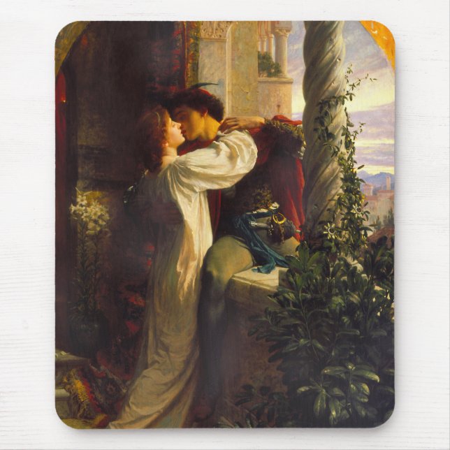 Tapis De Souris Romeo et Juliet c. 1884 par Sir Frank Dicksee (Devant)