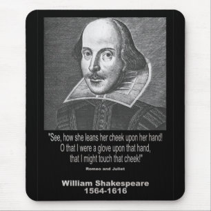 Tapis De Souris ~ Romeo et Juliet de citation de Shakespeare