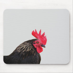 Tapis De Souris Rooster Portrait