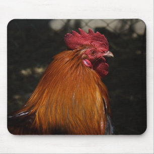 Tapis De Souris Rooster rouge