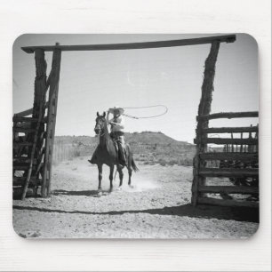 Tapis De Souris Roping de cowboy